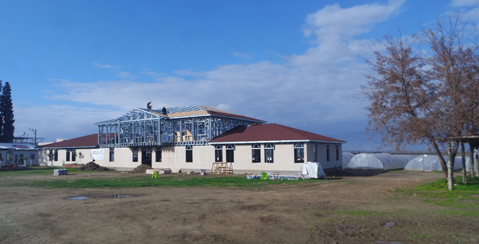 Yeni Yönetim Binası Çatı Kaplama İşlemi Yapıldı